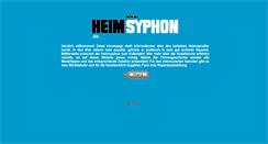 Desktop Screenshot of heimsyphon.de