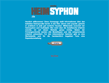 Tablet Screenshot of heimsyphon.de
